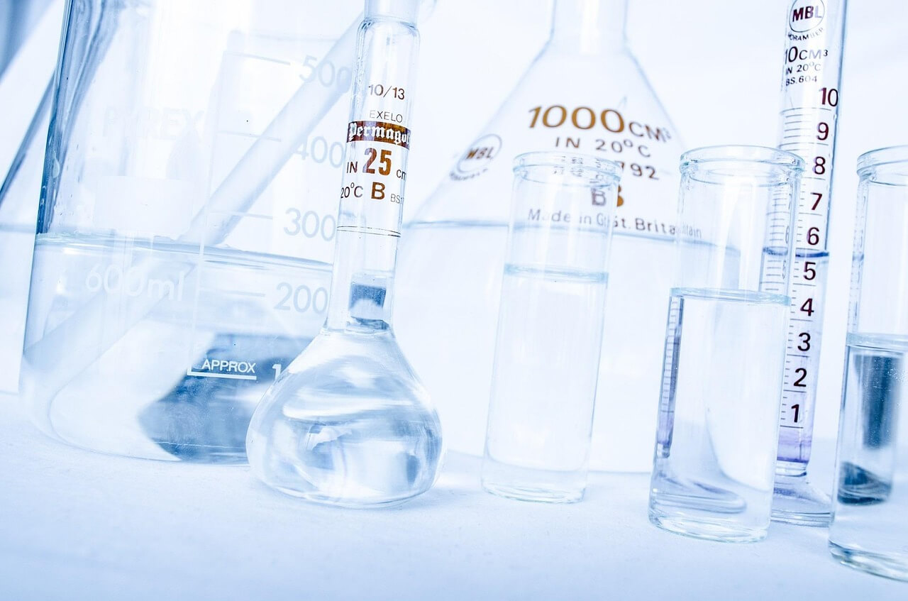 Scientist working on bespoke water formulation
